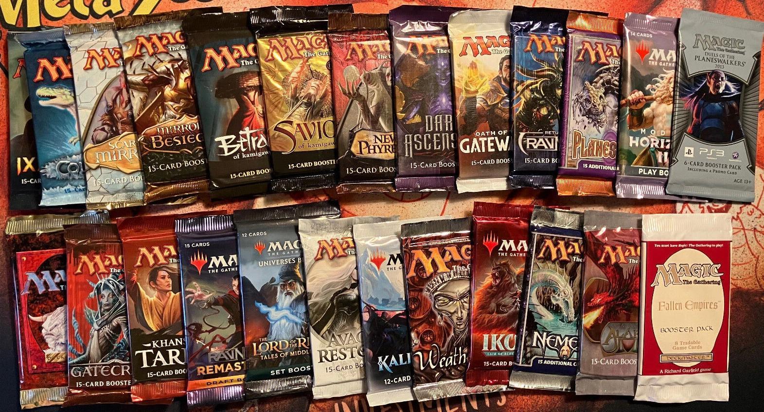 4 Assorted Magic The Gathering Booster Packs