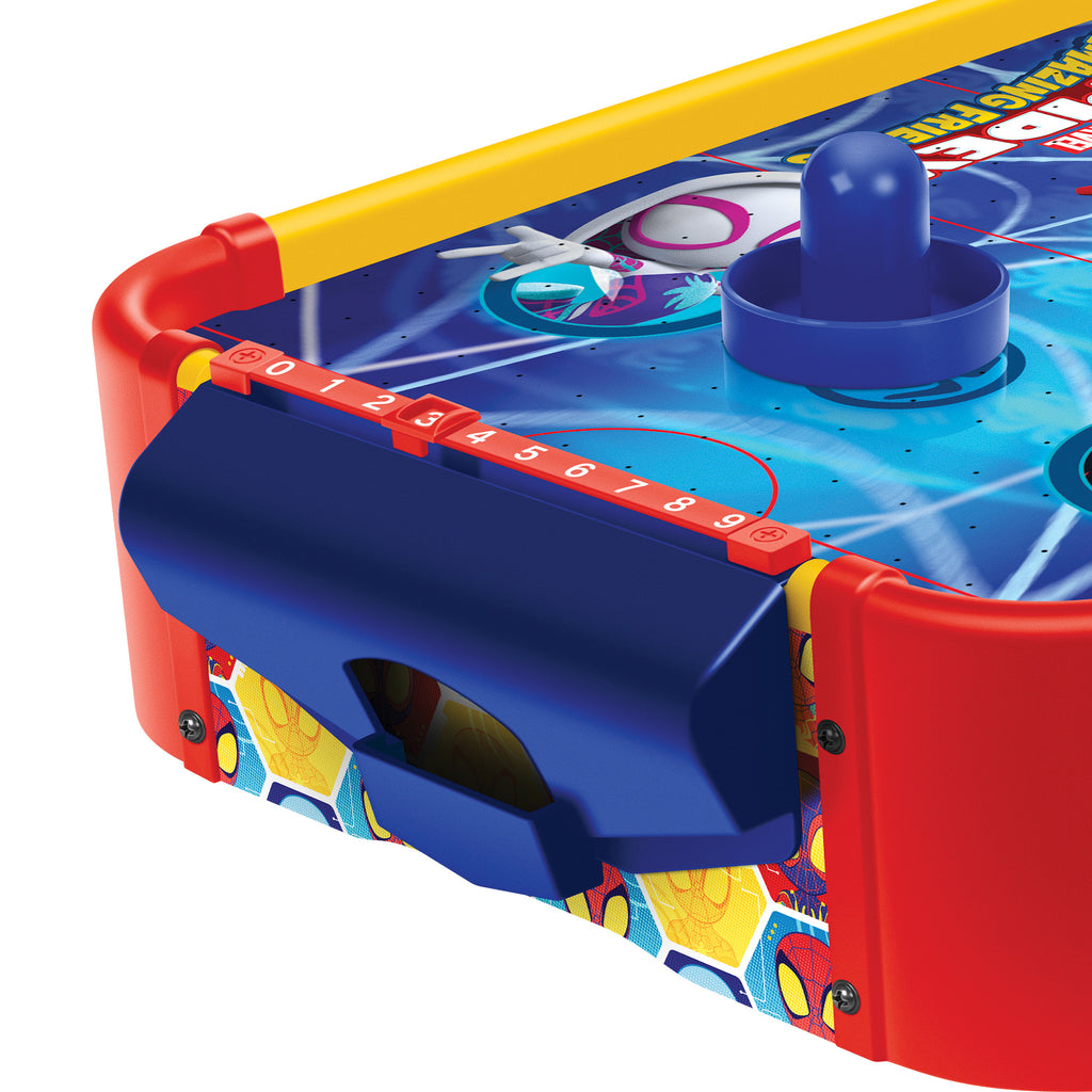 Marvel Spidey And His Amazing Friends Electronic Tabletop Air Hockey (Wood)