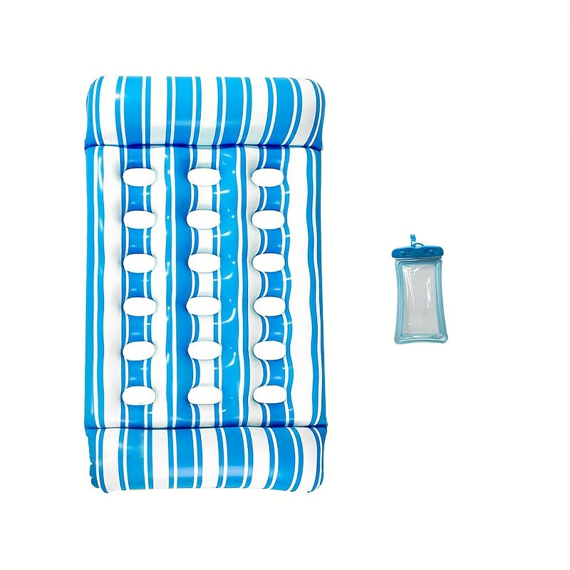 1/2/4-pack Inflatable Pool Lounger For Adults - Sun Tanning Float With Headrest, Floating Mat For Swimming Pool, Beach And Lake Use - Comfortable Water Recreation