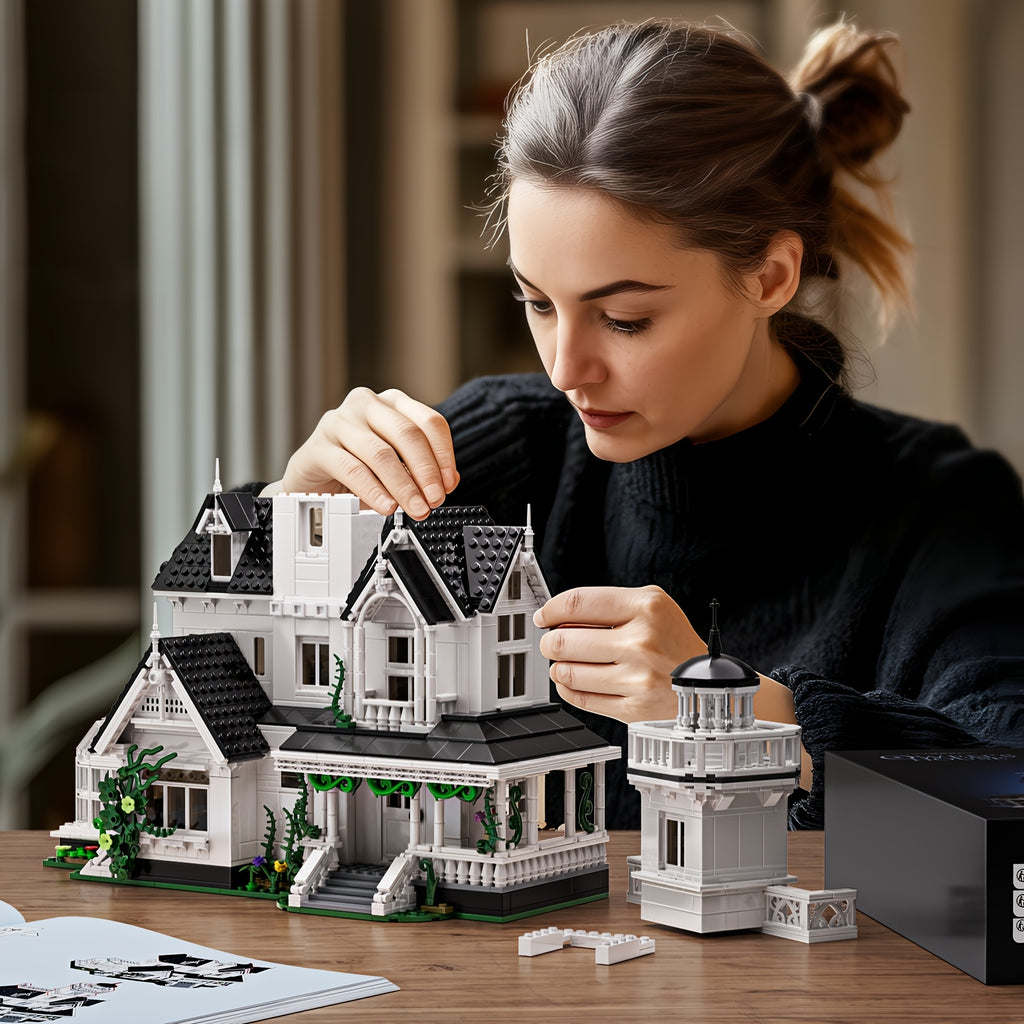 Magic Owens House Building Block Set, Unique Castle Architecture - Fan Collection Boutique - Brand Compatible - Excellent Gift For Christmas And Halloween - Adult Building Block Toys (1877pcs)