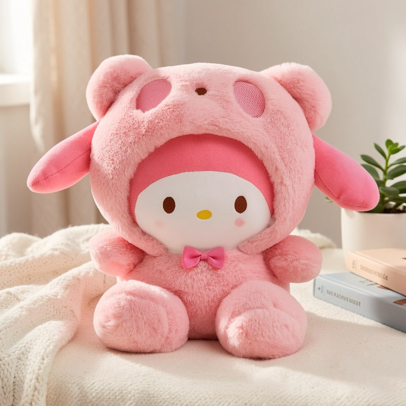 Sanrio Hello Kitty Series Plush Dolls, Including Cinnamoroll, Kuromi, My Melody, Into White Bears And Big-Eared Dogs, Are The Best Choice As Holiday Gifts for Friends. Easter