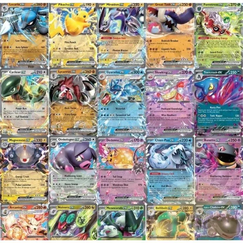100 Assorted Pokemon Card Lot - 1 GUARANTEED Ultra Rare - Mega Ex/Gx V VMax