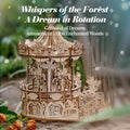 Intricate 3D Wooden Puzzles Featuring a Musical Carousel, Perfect As Display Gifts for Teenagers, Men, Women, And Families During The Christmas Season