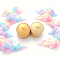 6pcs Colorful Dumpling Set for Stress Relief And Party Favors, 2 Dumpling Blanks And 2 Steamer Bases And 2 Lids, Cute Expressive Faces, Slow-Rise Portable Pouch, Perfect Birthday And Easter Gift