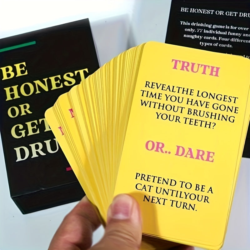 The BE HONEST Card Game Encourages Meaningful Conversations, Fosters Mutual Understanding, Helps Break The Silence, And Enhances Communication During Gatherings with Friends