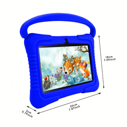 Veidoo Kids Tablet, 7 Inch Android Tablet PC, 2GB RAM 32GB ROM, Safety Eye Protection Screen, Wifi, Dual Camera, Games, Parental Control APP, Tablet with Silicone Case