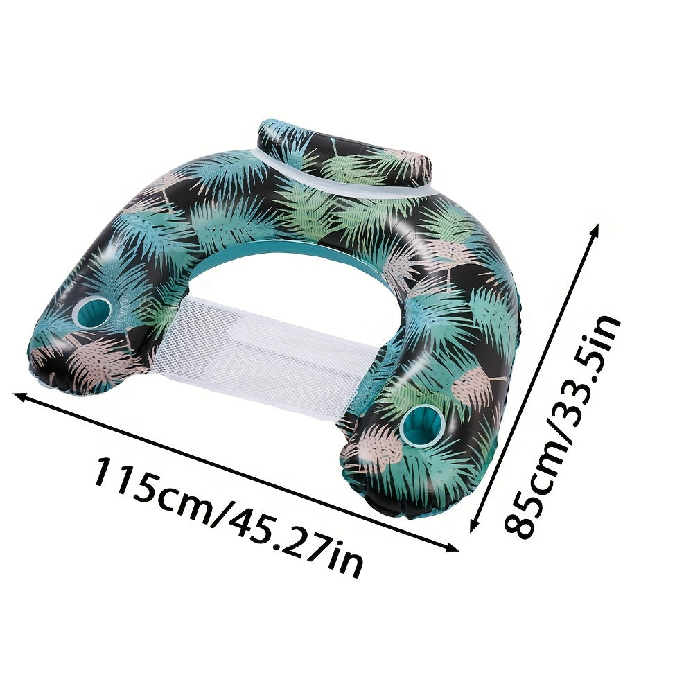 Inflatable Pool Noodle Chair, 3 Packs Stripes Design Pool Floats Noodle Sling Floatie, Swimming Party Floating Chair for Adult Party Summer Water Fun, Pool Deals