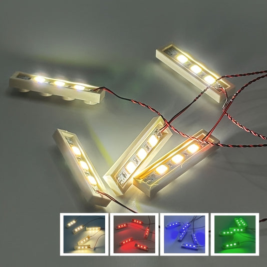 Set of 20pcs of 1X4 Building Block LED Lighting Kit, Compatible with MOC Building Block Additions, Designed for Creating Modules with Bricks City 3710
