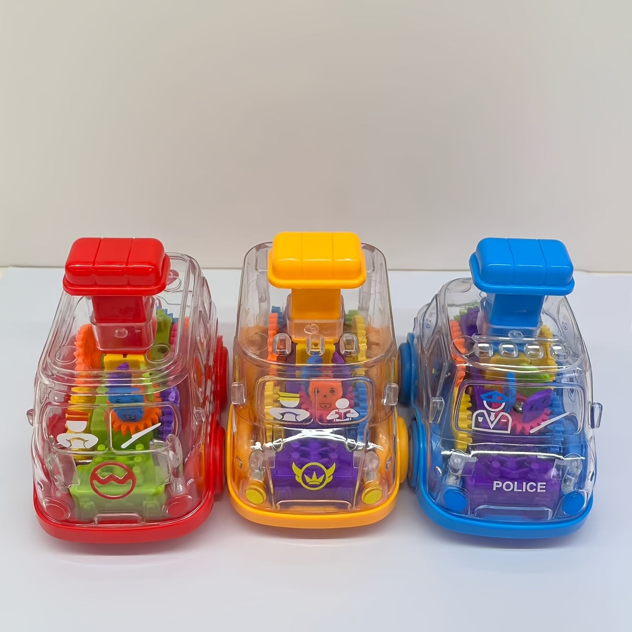 3 Sets Of Model Gear Cars Toy