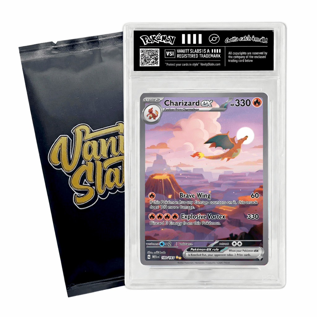 Pokémon Mystery Slab | Ultra or Double Rare Card in Display Slab | VSTAR, VMAX, V, EX | Perfect Giftable for Kids & Collectors of All Ages