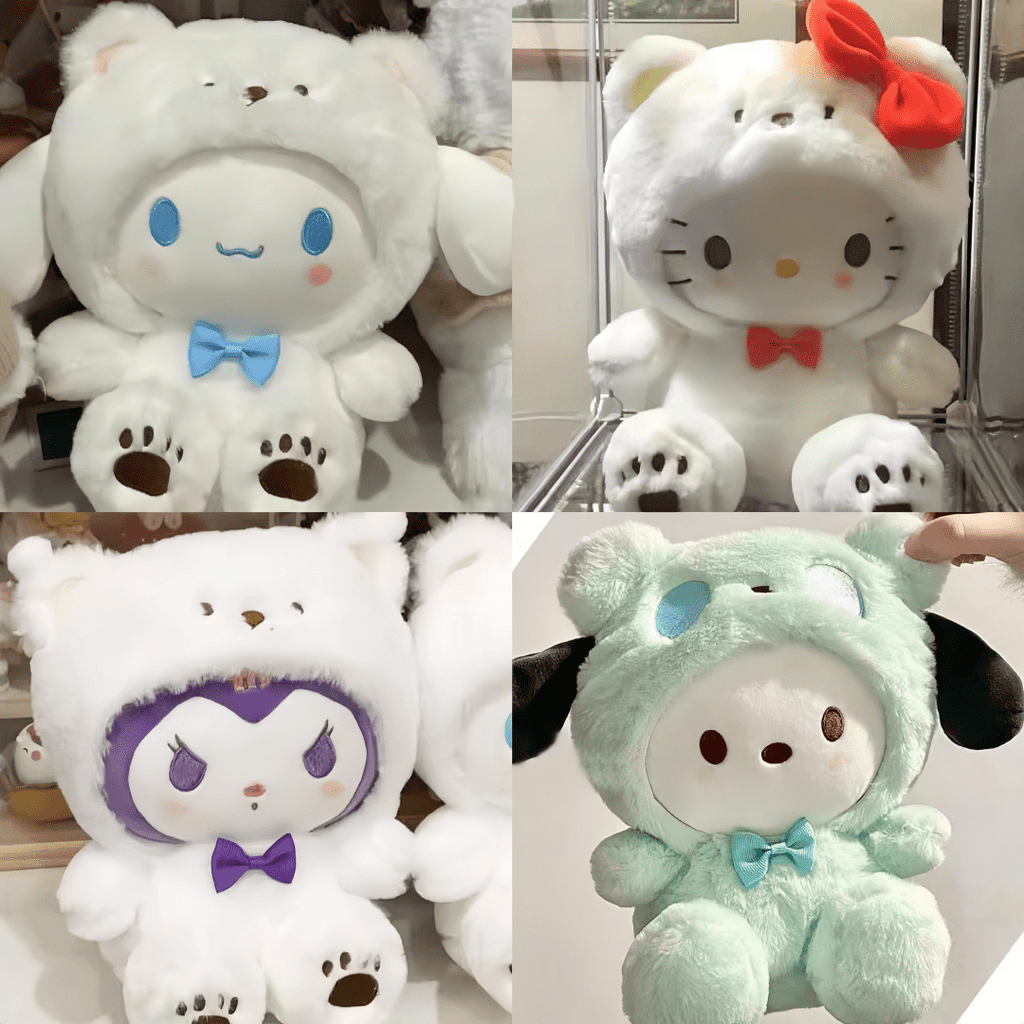 Sanrio Hello Kitty Series Plush Dolls, Including Cinnamoroll, Kuromi, My Melody, Into White Bears And Big-Eared Dogs, Are The Best Choice As Holiday Gifts for Friends. Easter