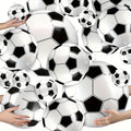 12 Outdoor Inflatable Soccer Balls, Suitable for Pool Parties, Beach Soccer, And Competitive Football