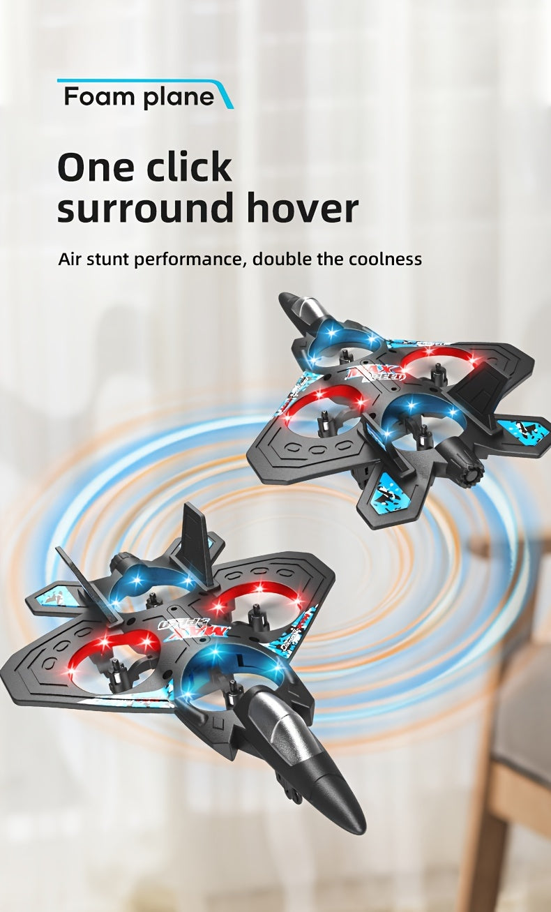 1pc Rechargeable Drone - Airplanes & Jets with Height Hold, Remote Control, Ideal for Beginner, Indoor And Outdoor Toy Gift