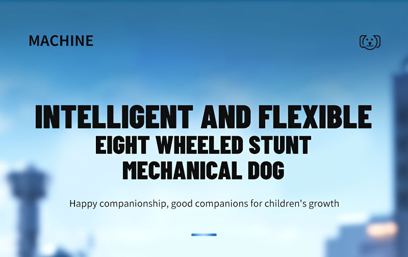 Rechargeable Electronic Interactive Intelligent Robot Dog, Remote Control Stunt Robot Toys with Remote Control, Music, Action Show for Boys And Girls Birthday Gifts And Christmas, Halloween Gifts.