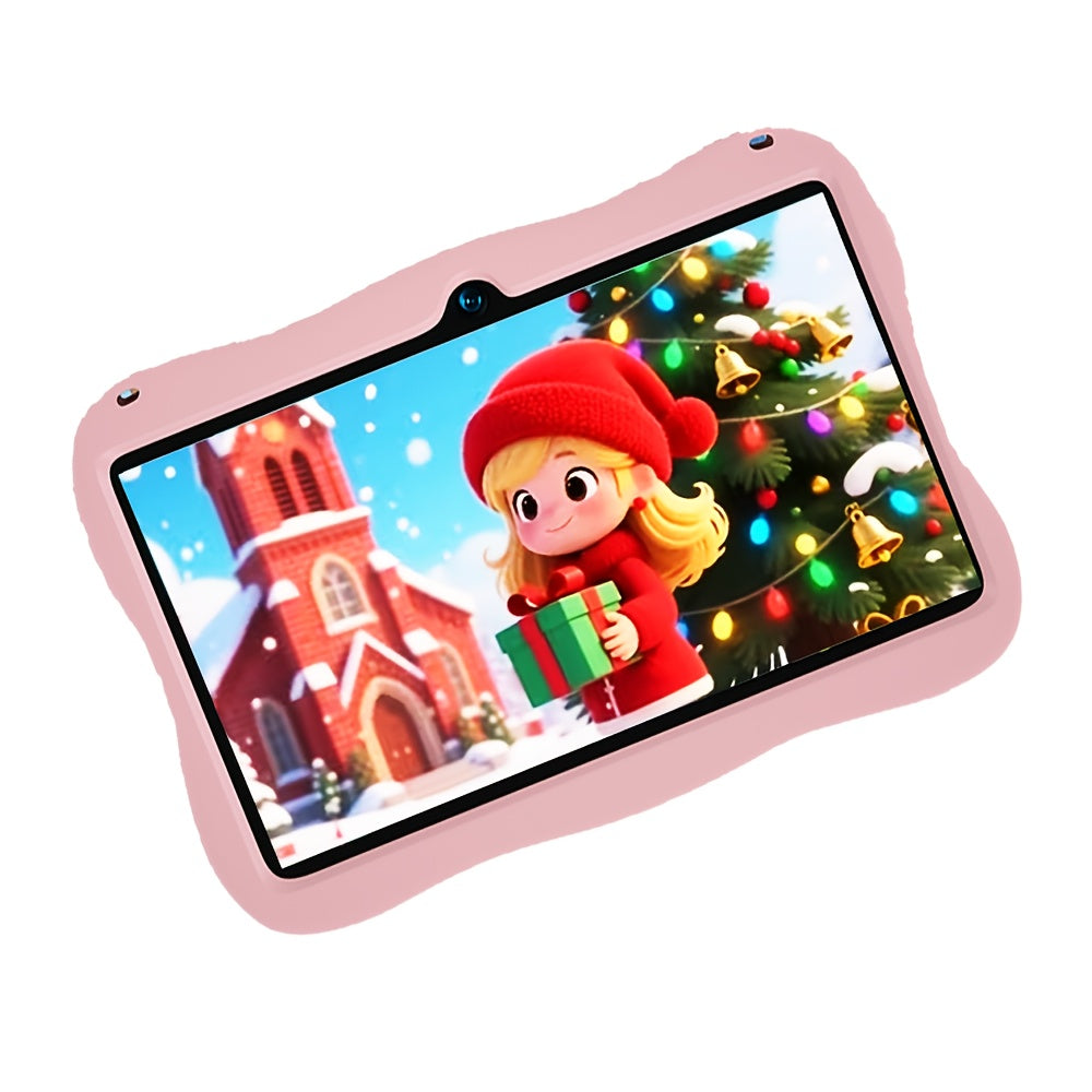 7-inch Kids Tablet - 2026 Upgraded Version Android 14 Kids Tablet with Protective Case, 5GB RAM + 32GB Storage, Blue and Pink, WiFi, BT, YouTube Support, Ideal Gift for Toddlers, Google Kids Space, Parental Controls