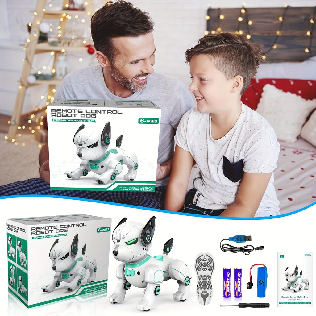 Intelligent Robot Dog, Electronic Pet Stunt Dog, Dialog Intelligent Programming, Companion Toys, Children's Artificial Intelligence Robot, Halloween Gift Children's Birthday Gift