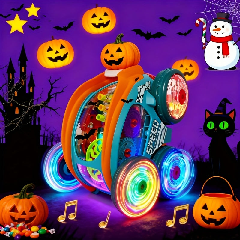 New 2026 Automatic Dump Truck, Colorful Lighting And Music Toy Car, Automatic Rolling, a Very Interesting Toy, Birthday And Christmas Gifts, Thanksgiving Gifts, Halloween Gifts, Party Gifts (Batteries Not Included)
