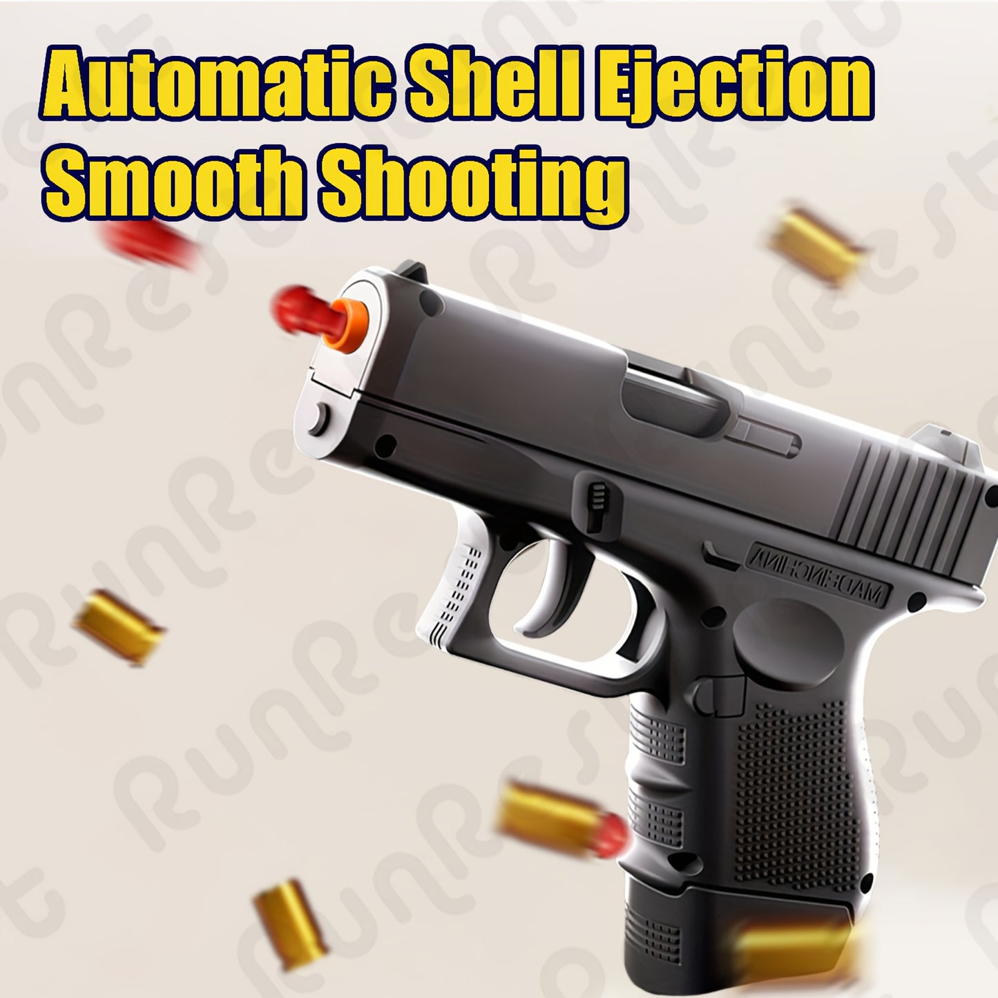 Soft Bullet Gun Toy Pistol with 100 Bullets, 12 Shells, And 2 Magazines New Toy Gun Pistol Hollow Hanging Machine, Toy Foam Blaster, Outdoor Sports Shooting Game