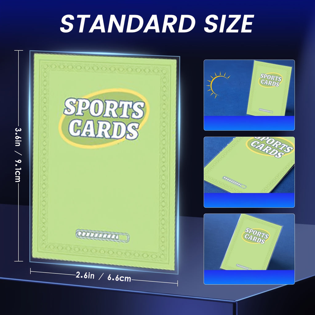 300/700/1500/ 2200/3800/5400/21000 Counts Card Sleeves, Penny Sleeves for Trading Cards, Baseball Card Sleeve, Clear Trading Card Sleeve, Soft Plastic Card Protector Sleeve for Sports, Football, Game Cards