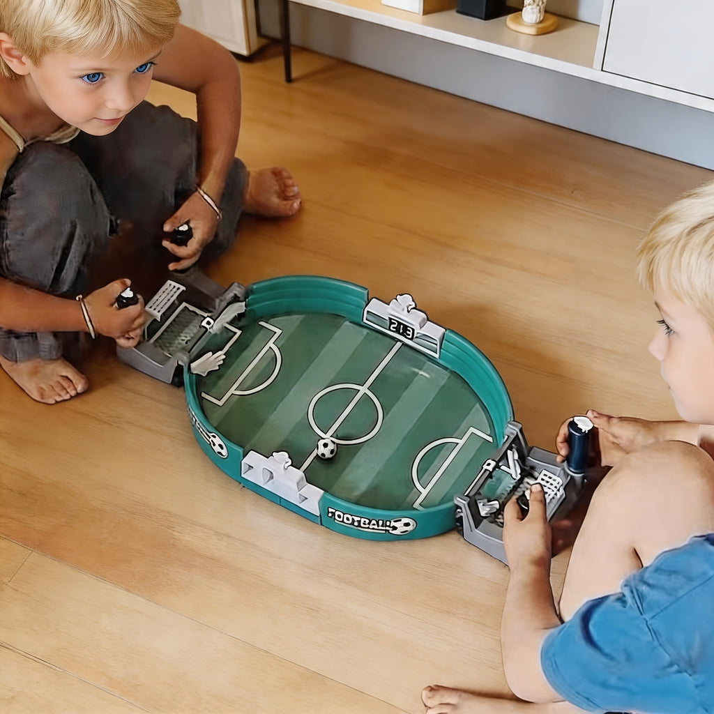 Kids' Portable Table Football Game Set, Parent-Child Versus Football Toy, 2-Player Competitive Puzzle Table Game, Durable PP Material, Independent Tabletop Design, Indoor Family Game, Kids' Party Toy, Christmas, Thanksgiving Gift, Soccer Board Game