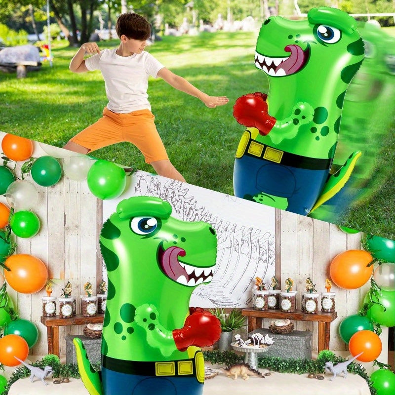 [Birthday Christmas Gifts] Inflatable Dinosaur Punching Bag for Kids 47 Inches, Blow Up Punching Bag Toys For, T-Rex Dinosaur Bouncing-Back Bopper, Indoor And Outdoor Activities, Birthday Christmas Gifts for Boys