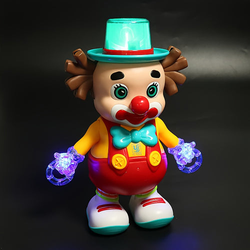 Dancing Clown Toy Doll Light Music Swing Left And right, Toys for Kids girls, Fidget toys, Toys for boys, toy, Christmas Gifts Birthday Gifts for kids, Weird stuff, Halloween Decorations