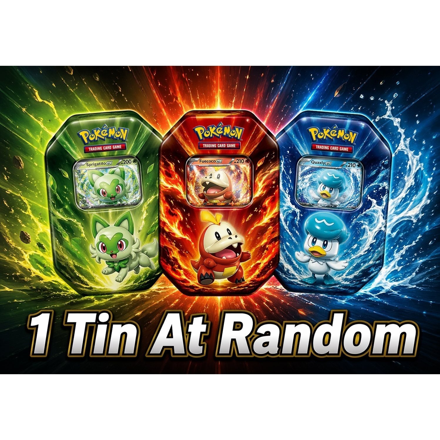Pokemon TCG: 200 Assorted Pokemon Card Lot with Foils - Free Bonus Collector's Tin Included!