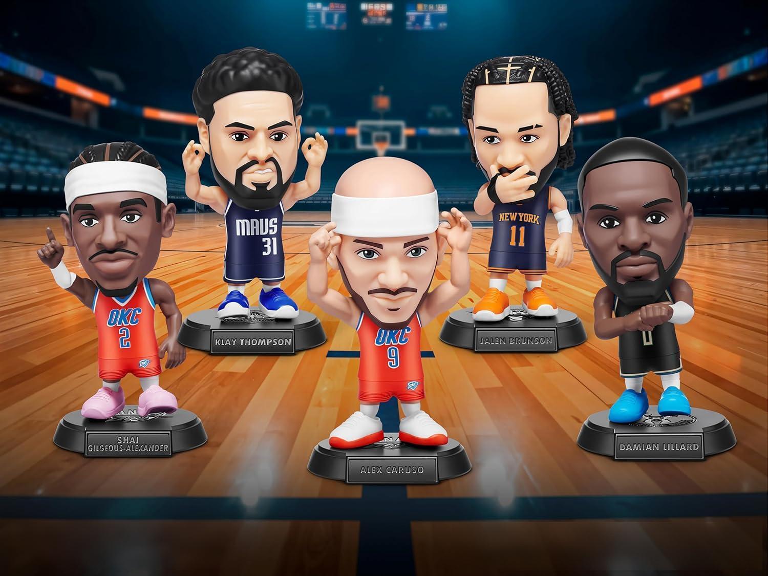 1 pc ZURU Surprise Ballers Series 1 & Series 2, Mystery Capsule Figurine Players Collectibles Toy, Surprise Unboxing Basketball Collectible Sports Toy for Boys, Adults and Collectors