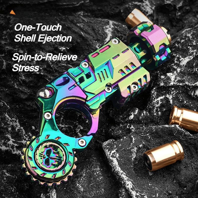 COSSIFY Brand Premium Quality 26pcs Set Alloy Stress Relief Toys Adult Gun: Stress-Relieving EDC Spinner, Cool Stress-Relief Ring, Enhances Focus Ideal For Office, Gaming, Travel Perfect Choice For Adult Gifts, Holiday Gifts, Men'S Gifts