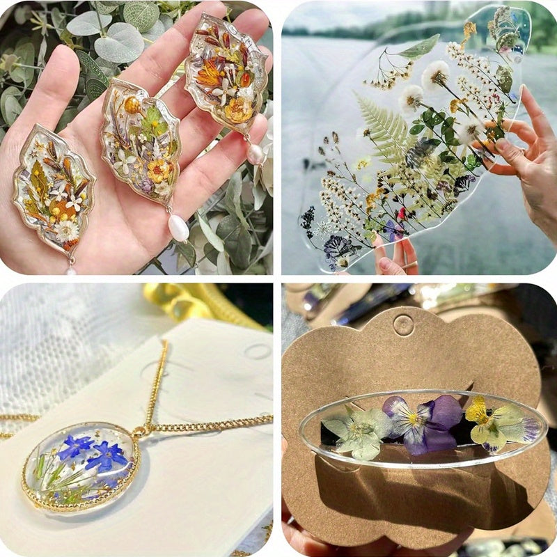 200g/ 300g/ 400g/ 500g -UV Resin, UV Curing, Fast-curing and High-viscosity UV Epoxy Resin, Used in Jewelry Making, Handicrafts, Casting