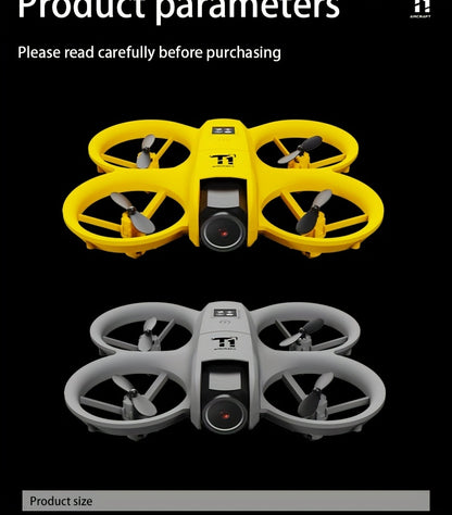 [4K, 180° Rotation] Mini 4K FPV Dual Camera Drone, 180° Camera Rotation, Dual Batteries, Optical Flow Positioning, 360° Flip, Roscope, One-Key Takeoff/Landing, Anti-Shake And Anti-Collision Design, Suitable for Beginners Remote Control Toy, Boys And Girls