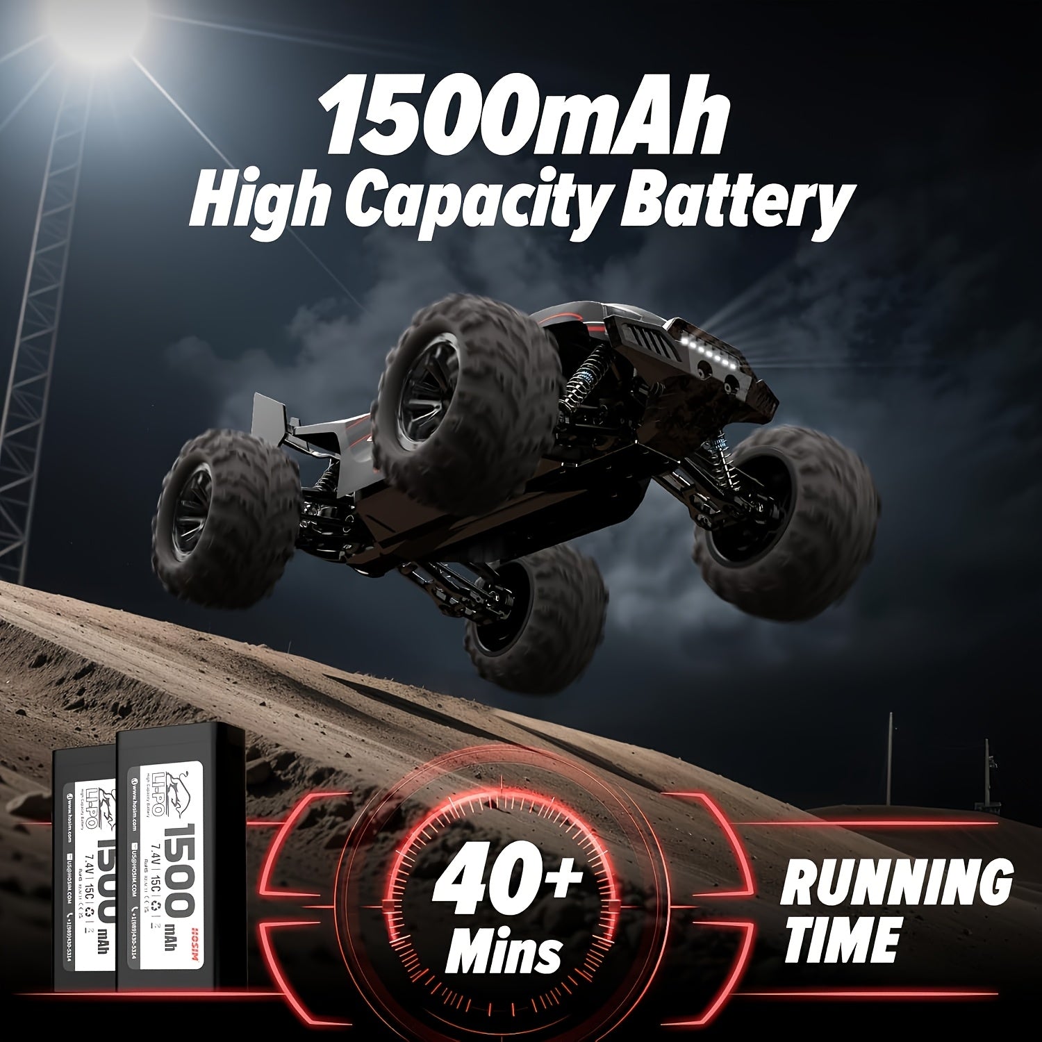 Advanced 2.4GHz RC Monster Truck for & Adults - Alloy- Off-Road RC Car with All-Terrain Tires,, Durable Plastic/Alloy Body, Remote Control -Like Vehicle for &, Ideal Gift
