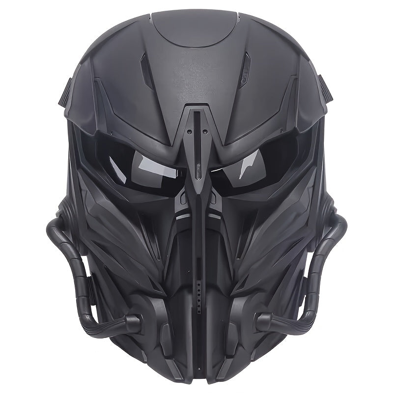 Cyberpunk Cool Sci-Fi Futuristic Mask, Face Mask - Maximum Cosplay Photo Props, Bar Club Rave Party Supplies, Gift & Collection, Men's Breathable Mask, Halloween Music Festival Accessories