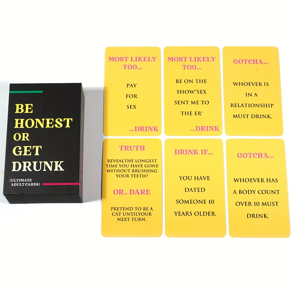 The BE HONEST Card Game Encourages Meaningful Conversations, Fosters Mutual Understanding, Helps Break The Silence, And Enhances Communication During Gatherings with Friends