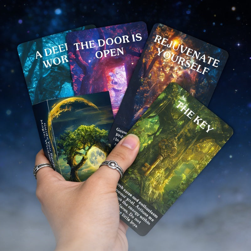 Oracle Cards from The Enigmatic Magic Forest Serve As a Mystical Guide And Source of Inspiration for Those Exploring The Realm of Natural Magic, Especially for Novice Tarot Readers