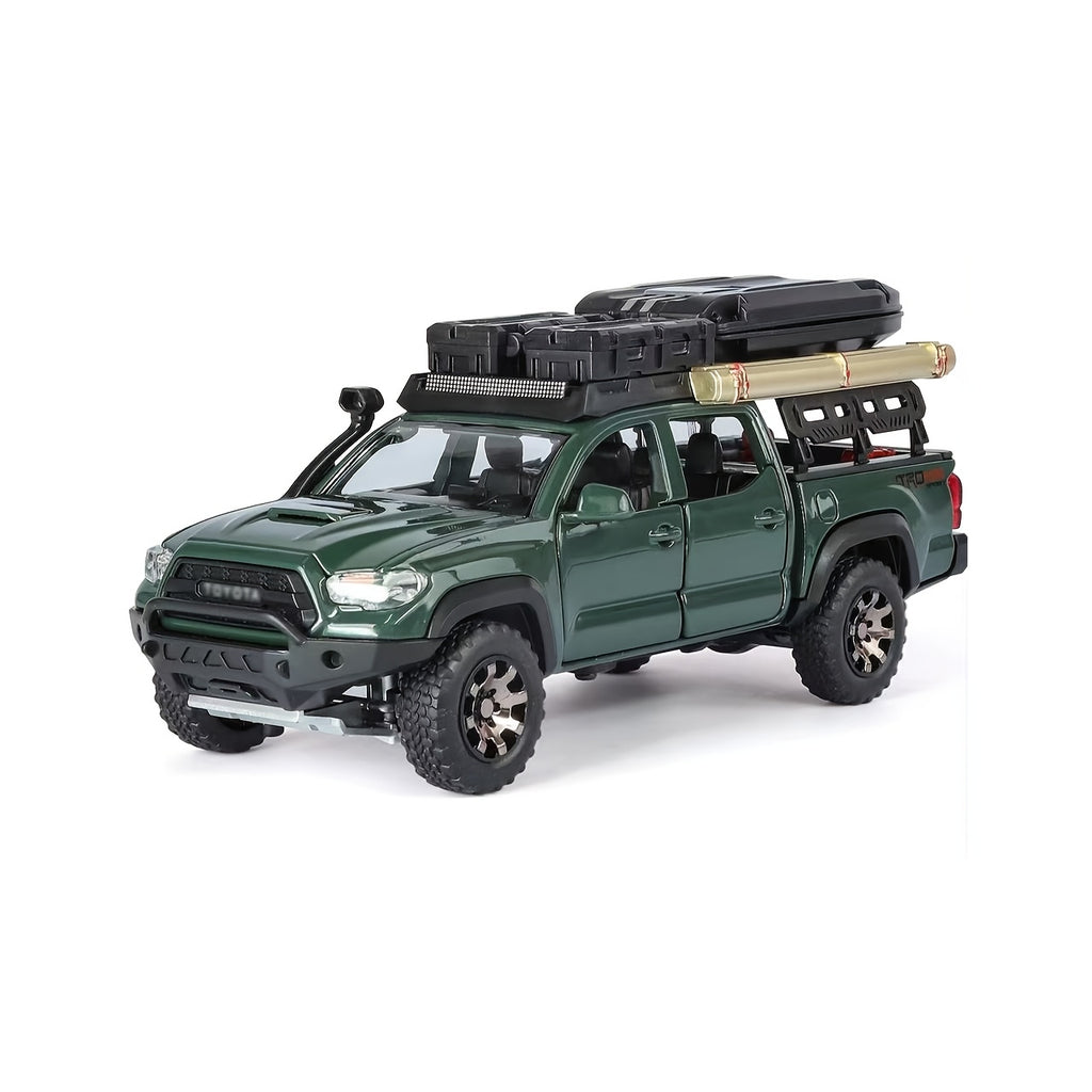 [Perfect Holiday Gift] 1:32 For TOYOTA Off-Road Zinc Alloy Static Display Model Car - High-Detailed Replica With Openable Doors, Collectible Desktop Ornament For Home Decor, Perfect Birthday & Holiday Gift For Model Car Enthusiasts