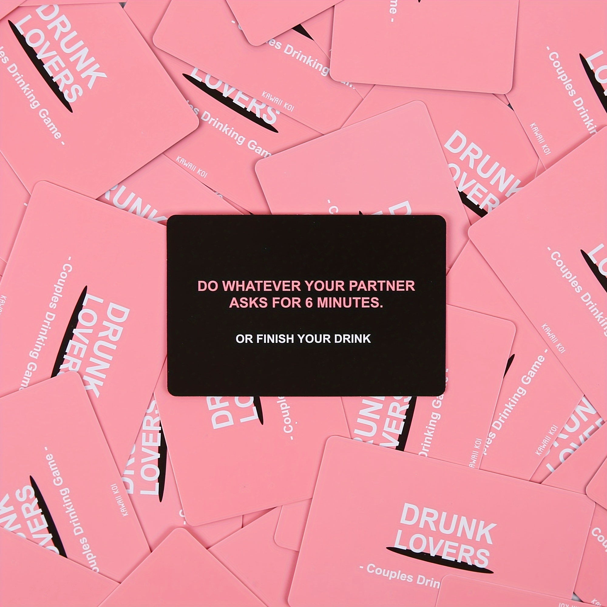 DRUNK LOVERS - Couple Game For Date Night, 54 Game Cards, Couple Party Cards Entertaining Game For Promoting Relationship, Board Game Perfect Anniversary, Valentine'S Day & Wedding Gift For Couples