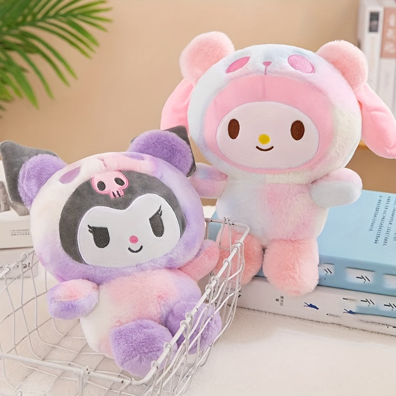 1pc Sanrio Kawaii Kitty Cat Kulomi Cinnamoroll Melody Plush Doll, Very Suitable for Birthday Gifts and Holiday Gifts