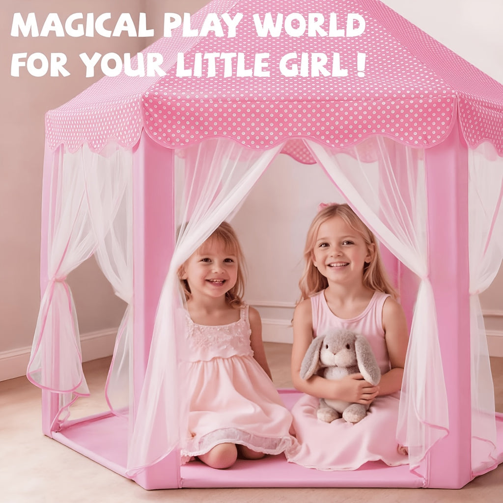 Kids Play Tent Toy Indoor Outdoor Playhouse Princess Castle Tent for Boys Girls Toddler, Room Decor,home Decor,Large Toy House with Storage Bag, Birthday Holiday Gift