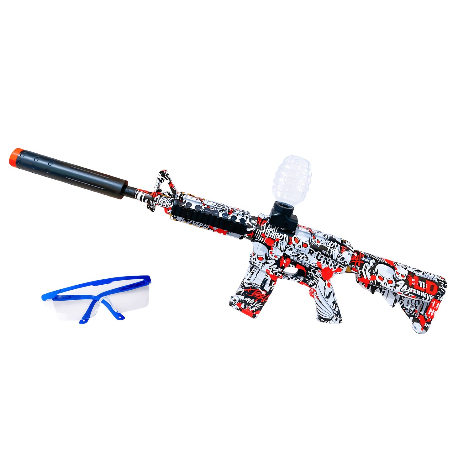 New Electric Fully Automatic Shooting Toy Gun, Outdoor Sports Interactive Game Toy, Rechargeable Portable Gun Toy, Long Battery Life - Suitable for Outdoor And Indoor Team Collaboration Game Toys. Halloween, Christmas, Birthday Party Gifts