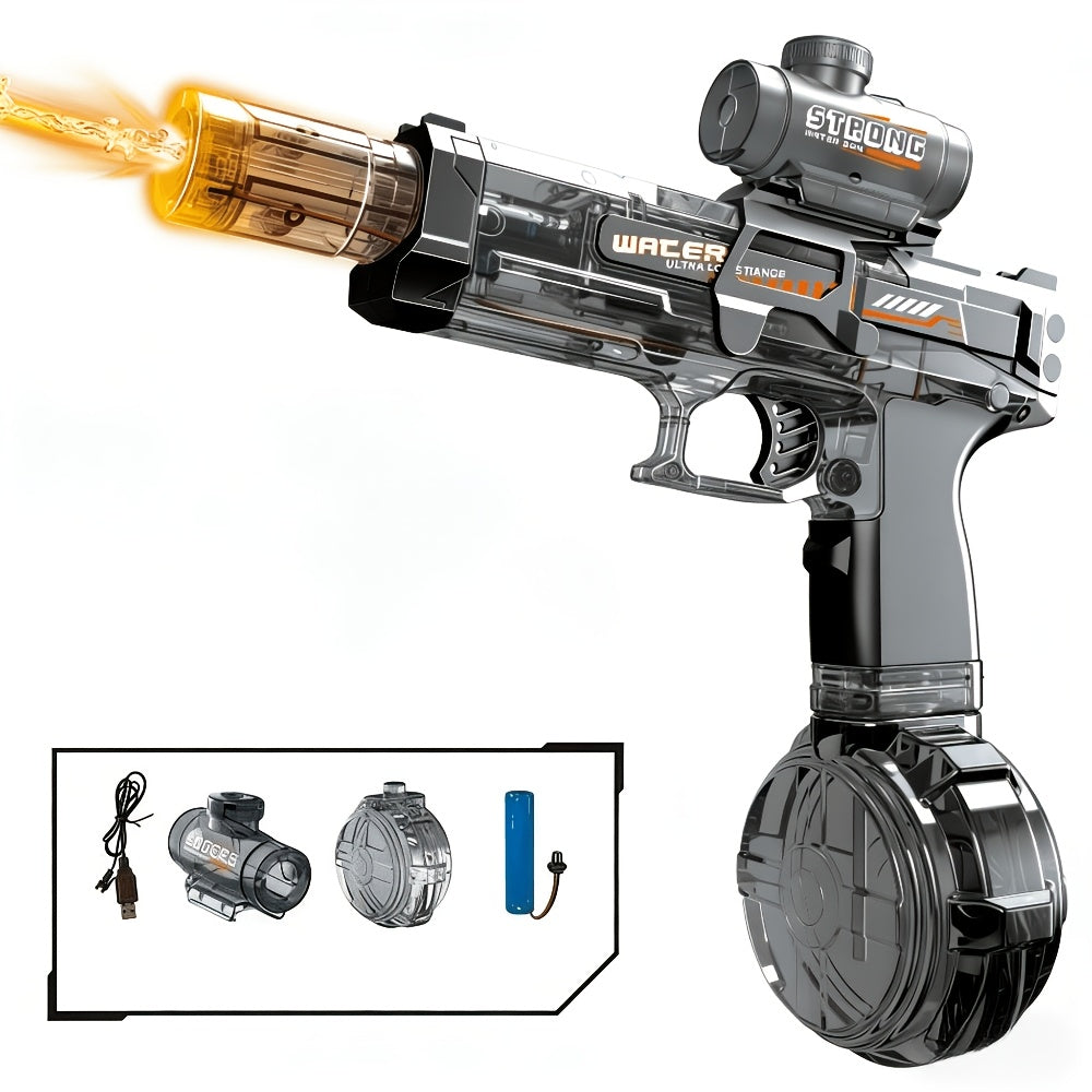 New Electric Water Gun Toys, Automatic Water Guns, Children's Large Capacity Water Guns, Perfect Outdoor Water Guns for Swimming Pools, Beaches, Lawns in Summer - Fun Gifts, Birthday Party Gifts