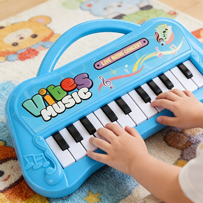 1pc, 13-Key Kids Piano Keyboard, Portable Electronic Music Toy For, Educational Birthday & Christmas Gift for Boys And Girls, Halloween Party Favors