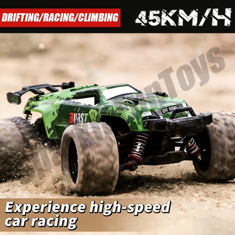 Off-road Toy Car, 2.4 GHz Remote Control Toy Car, All-terrain, Durable Alloy Body And Safety Design, Toy Car for Children Over 3 Years Old, Fun Off-road Car Model - Boys' Gift, Best Birthday Gift, Easter Gift