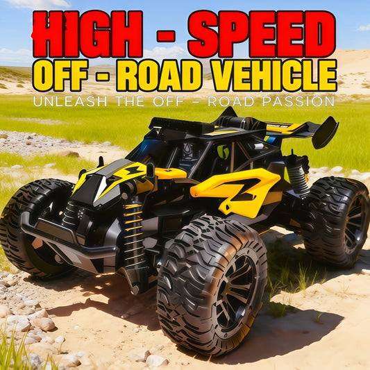 New All-terrain Off-road Vehicle, Equipped With A Battery And Colorful LED Lights, Is Suitable For All-terrain Off-roving. It Is A High-speed And Cool Lighting Off-road Vehicle, The Best Birthday Gift For Boys And Girls, And The Best Choice For Hall