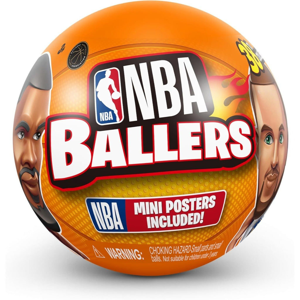 1 pc ZURU Surprise Ballers Series 1 & Series 2, Mystery Capsule Figurine Players Collectibles Toy, Surprise Unboxing Basketball Collectible Sports Toy for Boys, Adults and Collectors