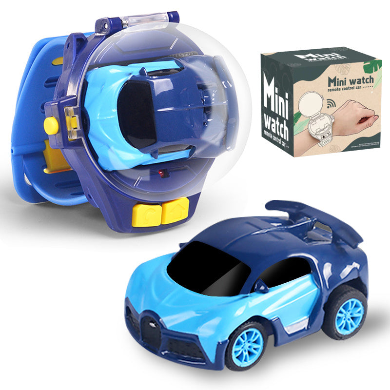 [Christmas Halloween] Small Remote-Controlled Car Watch: Electric Racing Metal Toy Gift for Children for Christmas And Halloween