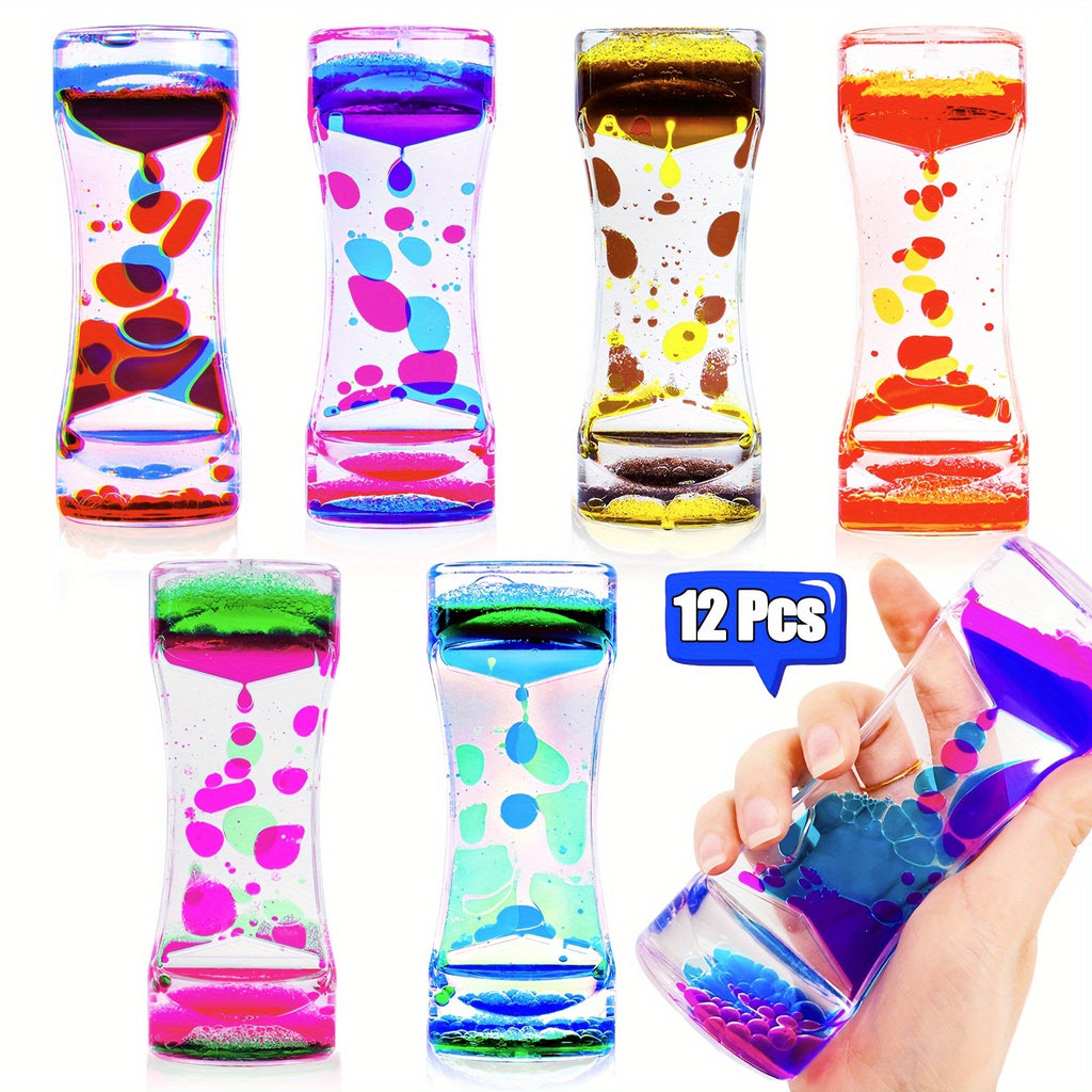 [Liquid Motion Bubbler] Liquid Motion Bubbler | Sensory Fidget Toys for Adults & Kids | Party Favors, Classroom Prizes, Christmas Stocking Stuffers