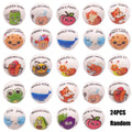 24-Pack 6. 1.18inch Motivational Animal Relax Squeeze Balls With Inspirational Quotes - Soft TPU White Sensory For Classroom, Office, Party Favors & Team Building Gifts, Classroom Activities, Cartoon Animal Theme, Thermoplastic Polyurethane Random Patter