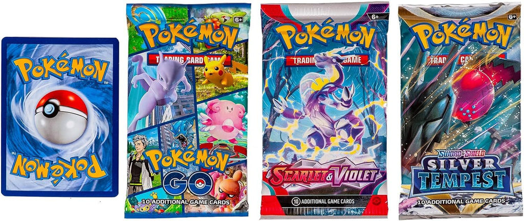 Pokemon TCG: 3 RANDOM Booster Packs & 1 Random Foil | Includes 3 Booster Packs of Random Cards & 1 Individually Packed Foil Card.