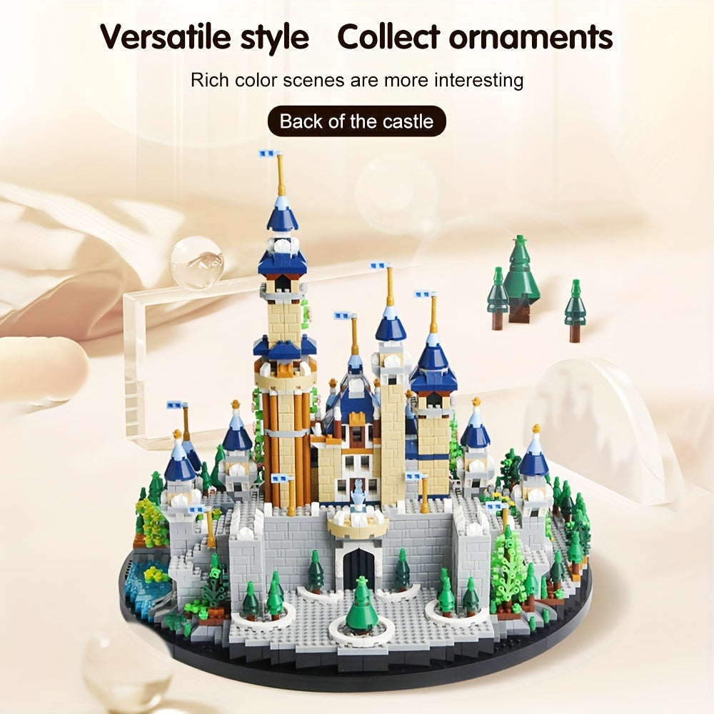 3600pcs Princess Castle Building Blocks | Construction Toys, Gift Box, Ideal for Valentine'S Day, Easter, Thanksgiving, New Year Birthday Gifts, Educational and Decorative, Small/ Size, Theme, Home and Room Decor